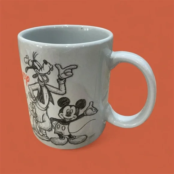Jerry Leigh Sketch Disney Character Mug in Gray and Orange. Never used. - Picture 3 of 6